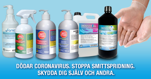 Desinfektionsmedel och rengöring