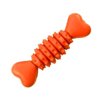 Gummiben med nabbar, rött, 140 mm