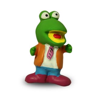 Groda latex "regissör" grön, 10 cm.