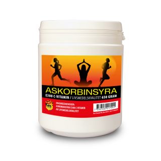 Askorbinsyra C vitamin 650 g