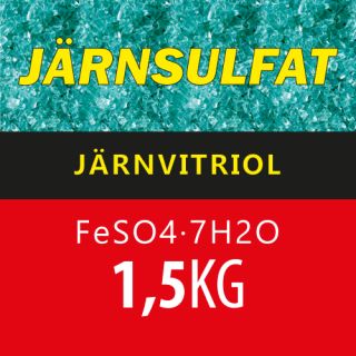 Järnsulfat (Järnvitriol) 1 1/2 kg till bra pris