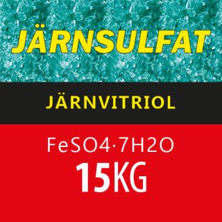 Järnsulfat (Järnvitriol) 15 kg