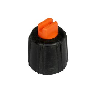 Flatstrålemunstycke miniflöde orange, 0,66 l/min vid 3 bar