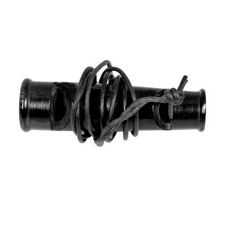 Buffelhornvisselpipa dubbelsidig medium 6,5 cm