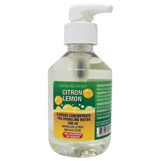 Bordsvattenarom 200 ml Citron pumpflaska, 100 liter dryck