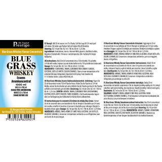 Bluegrass whiskey essence 1000ml / whiskeyessens 1000ml