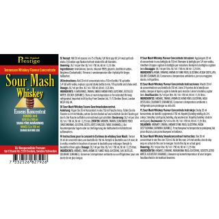 UP Sour Mash Whiskyessens 1000ml / Whisky essence 1000ml