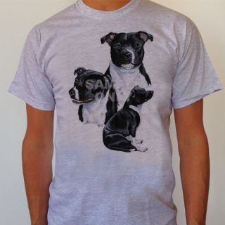 T-Shirt English Staffordshire Terrier, Medium