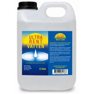 Ultrarent vatten för framställning av kolloidalt silver 5 Liter